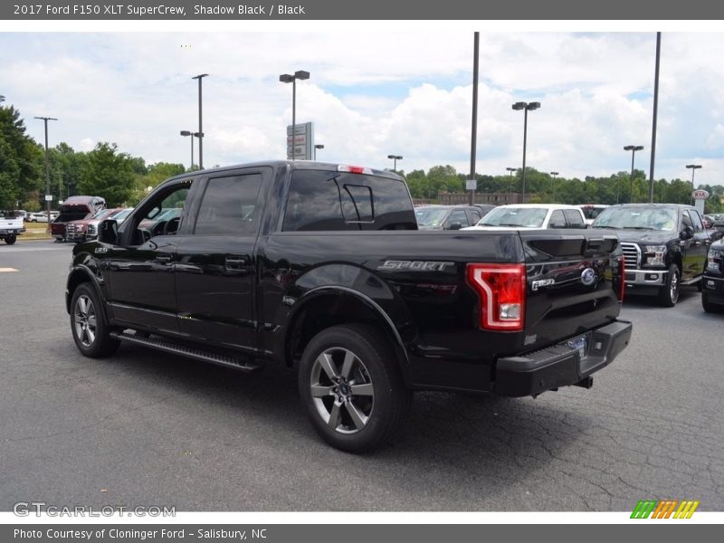 Shadow Black / Black 2017 Ford F150 XLT SuperCrew