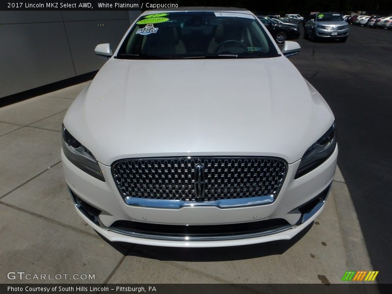 White Platinum / Cappuccino 2017 Lincoln MKZ Select AWD