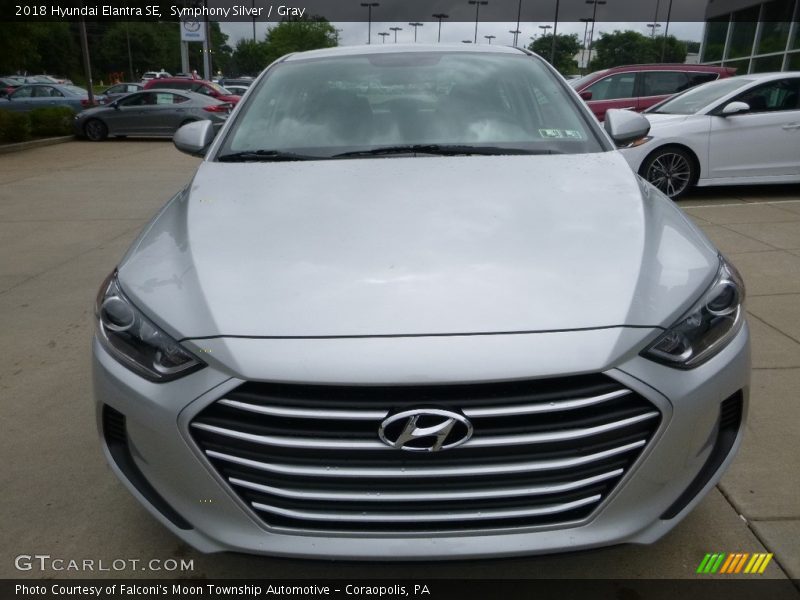 Symphony Silver / Gray 2018 Hyundai Elantra SE