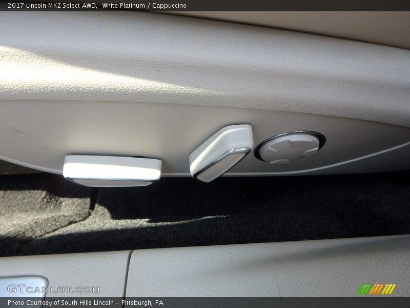 White Platinum / Cappuccino 2017 Lincoln MKZ Select AWD
