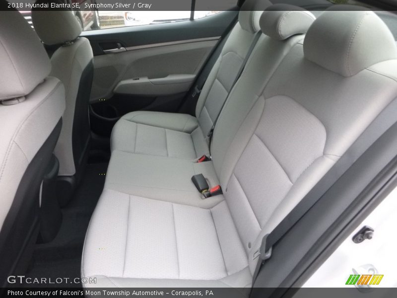 Rear Seat of 2018 Elantra SE