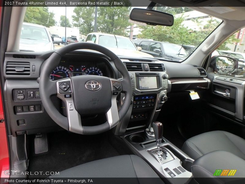 Barcelona Red Metallic / Black 2017 Toyota 4Runner Limited 4x4