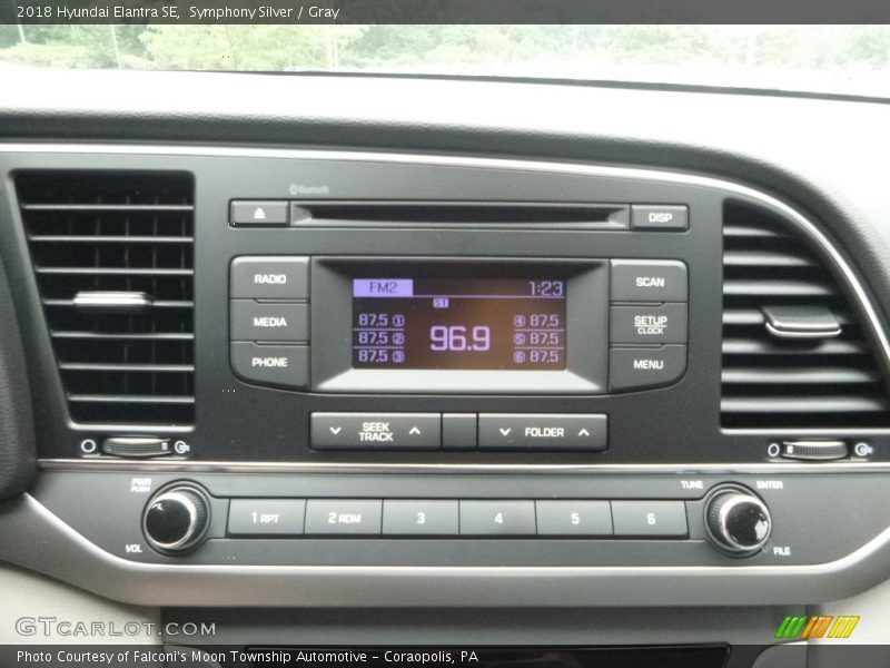 Controls of 2018 Elantra SE