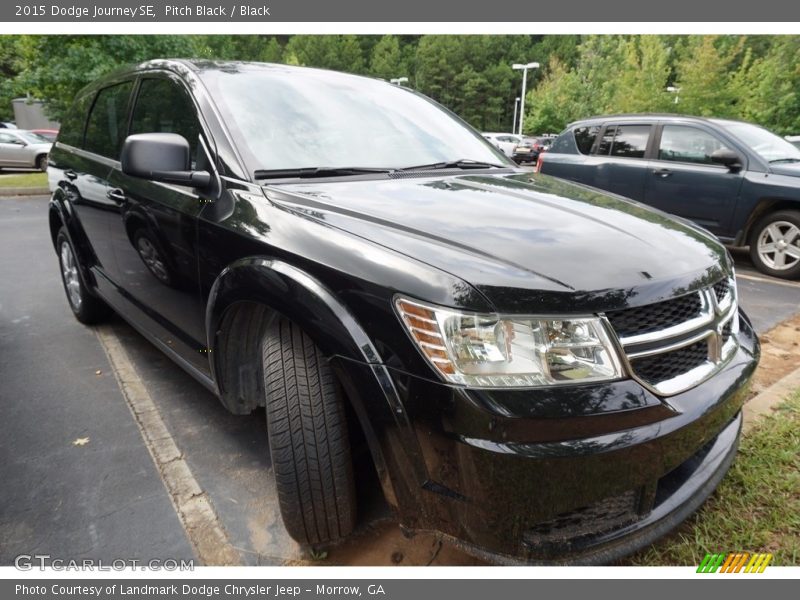 Pitch Black / Black 2015 Dodge Journey SE