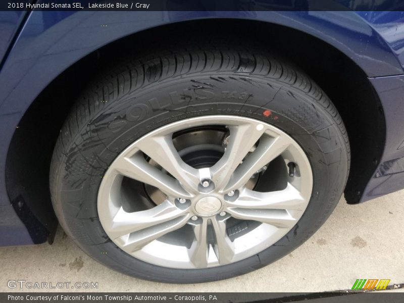 Lakeside Blue / Gray 2018 Hyundai Sonata SEL