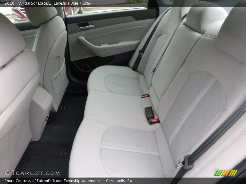 Lakeside Blue / Gray 2018 Hyundai Sonata SEL