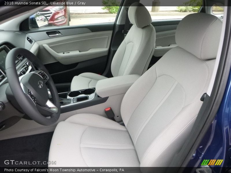 Lakeside Blue / Gray 2018 Hyundai Sonata SEL