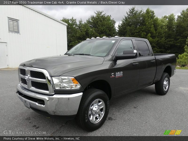 Granite Crystal Metallic / Black/Diesel Gray 2017 Ram 3500 Tradesman Crew Cab 4x4