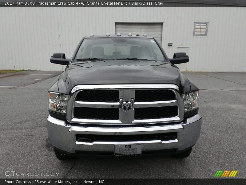 Granite Crystal Metallic / Black/Diesel Gray 2017 Ram 3500 Tradesman Crew Cab 4x4
