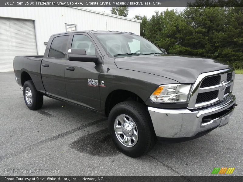 Granite Crystal Metallic / Black/Diesel Gray 2017 Ram 3500 Tradesman Crew Cab 4x4