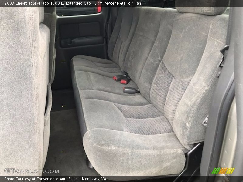 Light Pewter Metallic / Tan 2003 Chevrolet Silverado 1500 LS Extended Cab