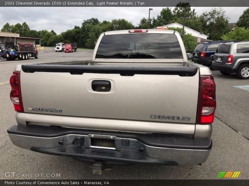 Light Pewter Metallic / Tan 2003 Chevrolet Silverado 1500 LS Extended Cab