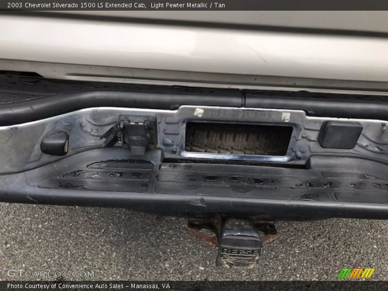 Light Pewter Metallic / Tan 2003 Chevrolet Silverado 1500 LS Extended Cab