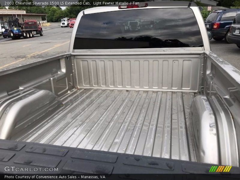 Light Pewter Metallic / Tan 2003 Chevrolet Silverado 1500 LS Extended Cab