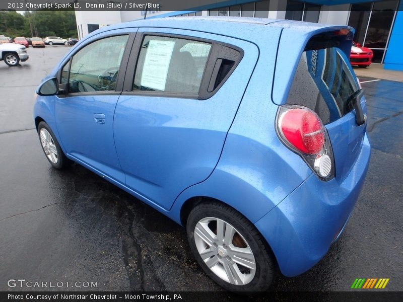 Denim (Blue) / Silver/Blue 2013 Chevrolet Spark LS