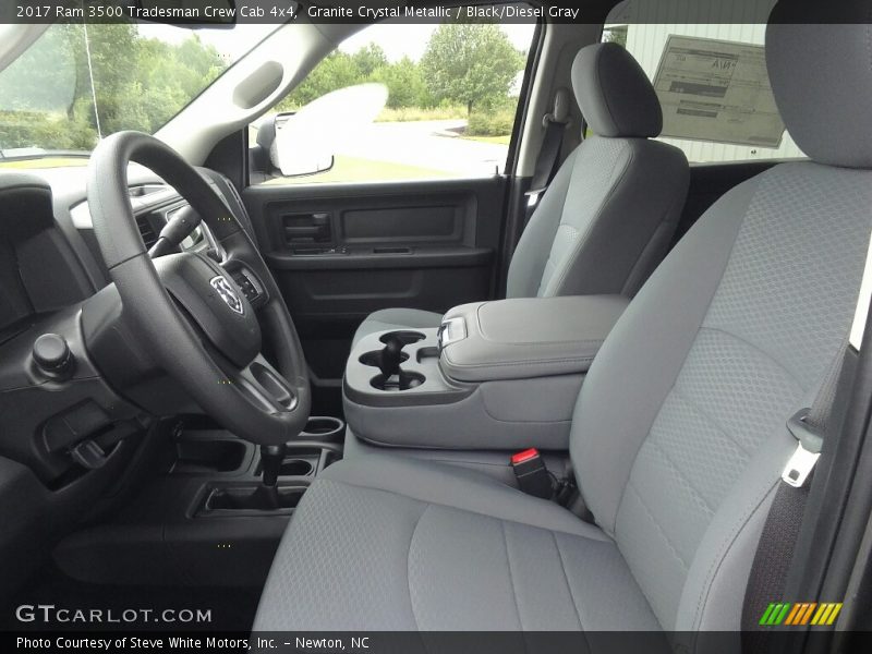 Granite Crystal Metallic / Black/Diesel Gray 2017 Ram 3500 Tradesman Crew Cab 4x4