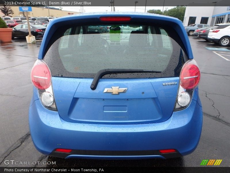 Denim (Blue) / Silver/Blue 2013 Chevrolet Spark LS