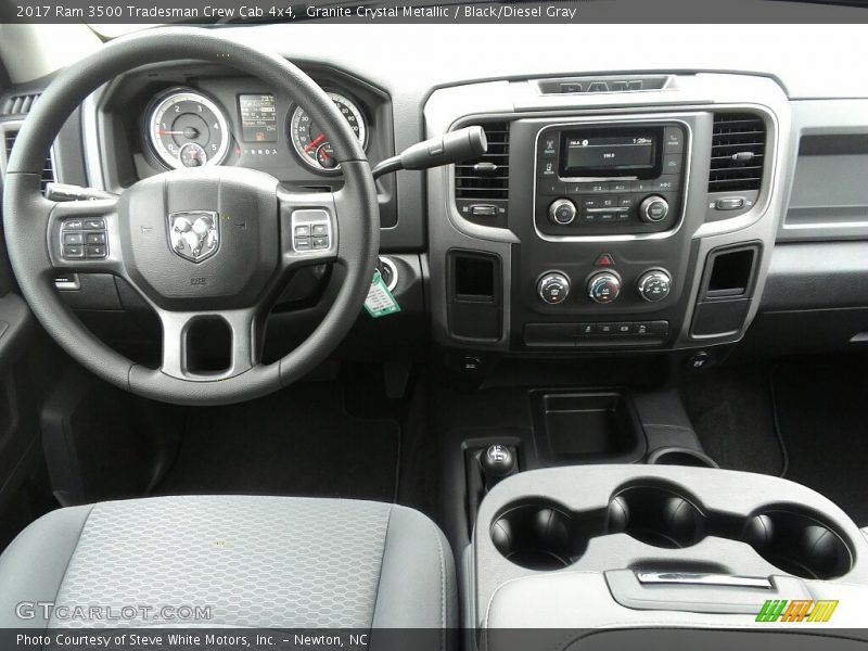 Granite Crystal Metallic / Black/Diesel Gray 2017 Ram 3500 Tradesman Crew Cab 4x4