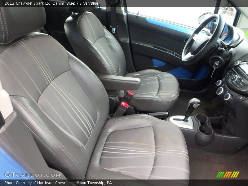 Denim (Blue) / Silver/Blue 2013 Chevrolet Spark LS