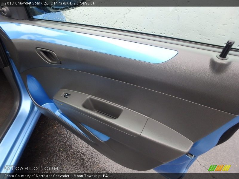 Denim (Blue) / Silver/Blue 2013 Chevrolet Spark LS
