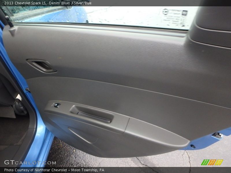 Denim (Blue) / Silver/Blue 2013 Chevrolet Spark LS