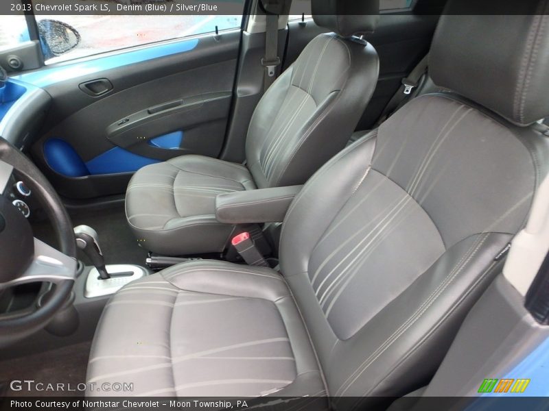 Denim (Blue) / Silver/Blue 2013 Chevrolet Spark LS