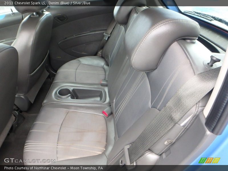 Denim (Blue) / Silver/Blue 2013 Chevrolet Spark LS
