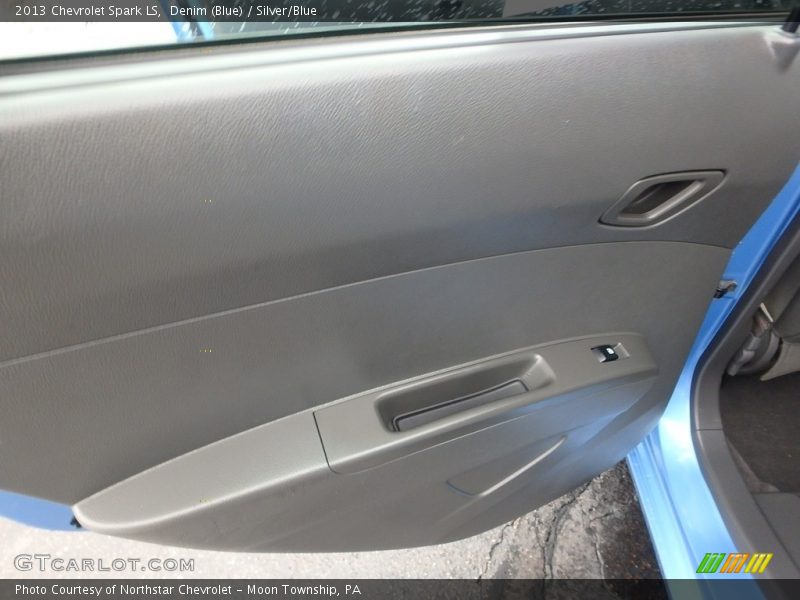 Denim (Blue) / Silver/Blue 2013 Chevrolet Spark LS