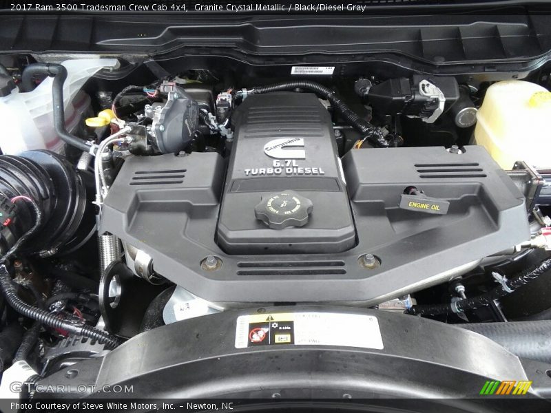 Granite Crystal Metallic / Black/Diesel Gray 2017 Ram 3500 Tradesman Crew Cab 4x4