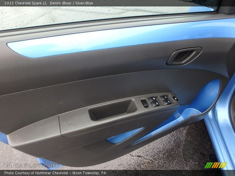 Denim (Blue) / Silver/Blue 2013 Chevrolet Spark LS