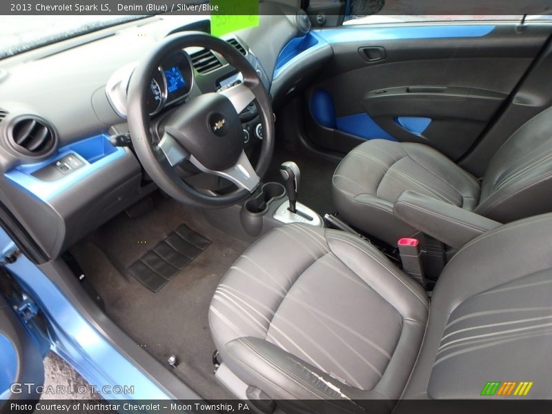 Denim (Blue) / Silver/Blue 2013 Chevrolet Spark LS