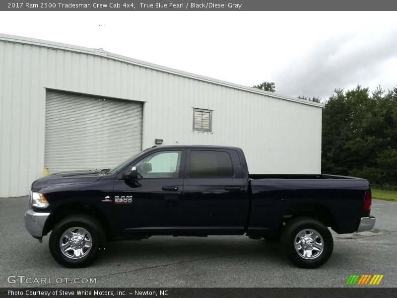 True Blue Pearl / Black/Diesel Gray 2017 Ram 2500 Tradesman Crew Cab 4x4