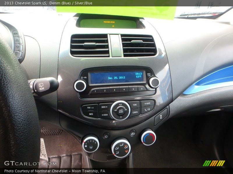 Denim (Blue) / Silver/Blue 2013 Chevrolet Spark LS