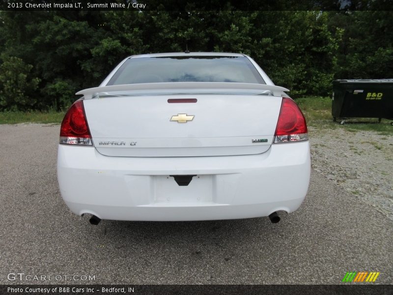 Summit White / Gray 2013 Chevrolet Impala LT