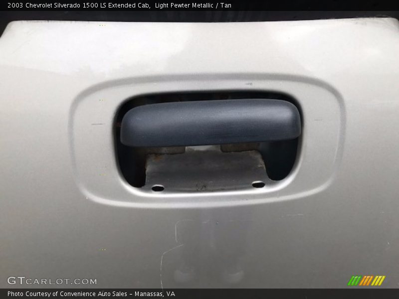 Light Pewter Metallic / Tan 2003 Chevrolet Silverado 1500 LS Extended Cab