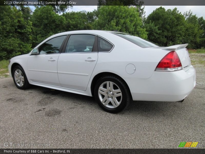 Summit White / Gray 2013 Chevrolet Impala LT