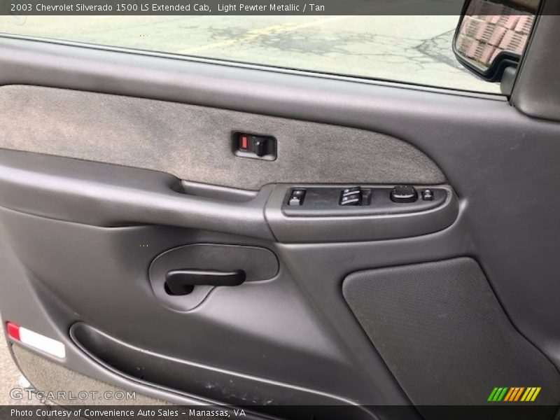 Light Pewter Metallic / Tan 2003 Chevrolet Silverado 1500 LS Extended Cab