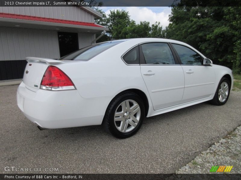 Summit White / Gray 2013 Chevrolet Impala LT