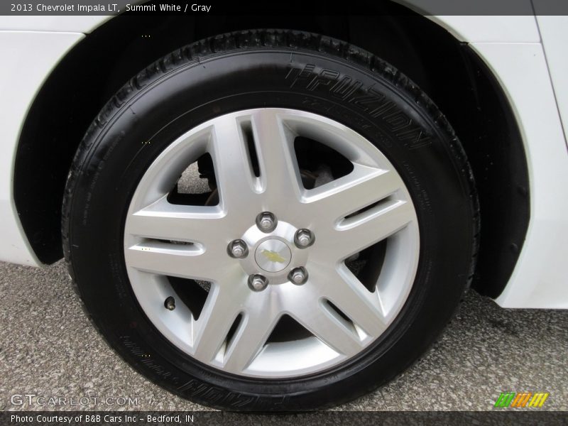 Summit White / Gray 2013 Chevrolet Impala LT