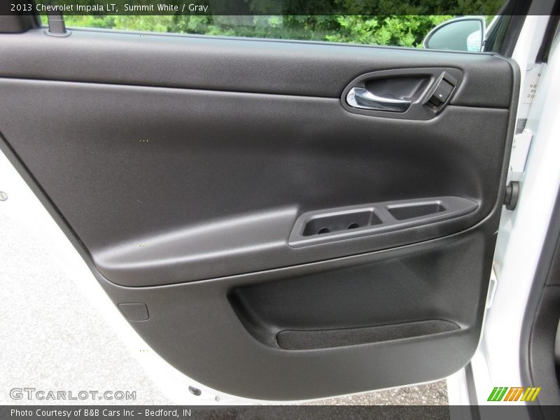 Summit White / Gray 2013 Chevrolet Impala LT