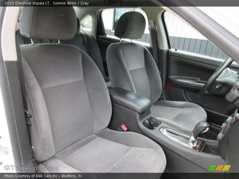 Summit White / Gray 2013 Chevrolet Impala LT
