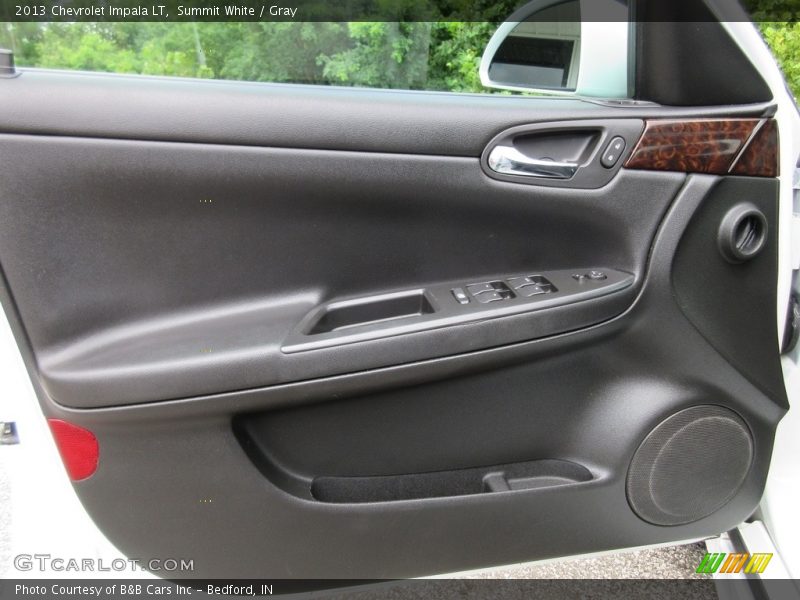 Summit White / Gray 2013 Chevrolet Impala LT