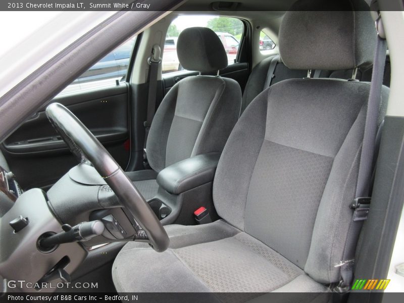 Summit White / Gray 2013 Chevrolet Impala LT