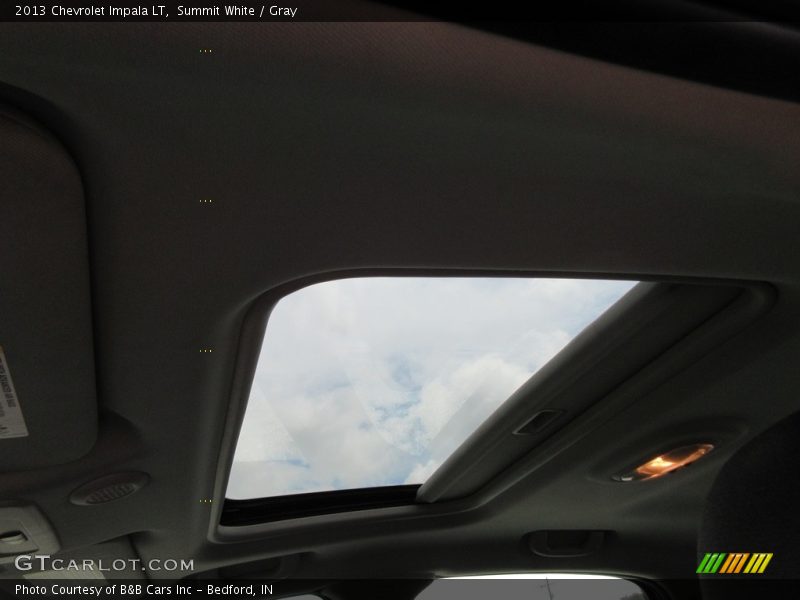 Summit White / Gray 2013 Chevrolet Impala LT