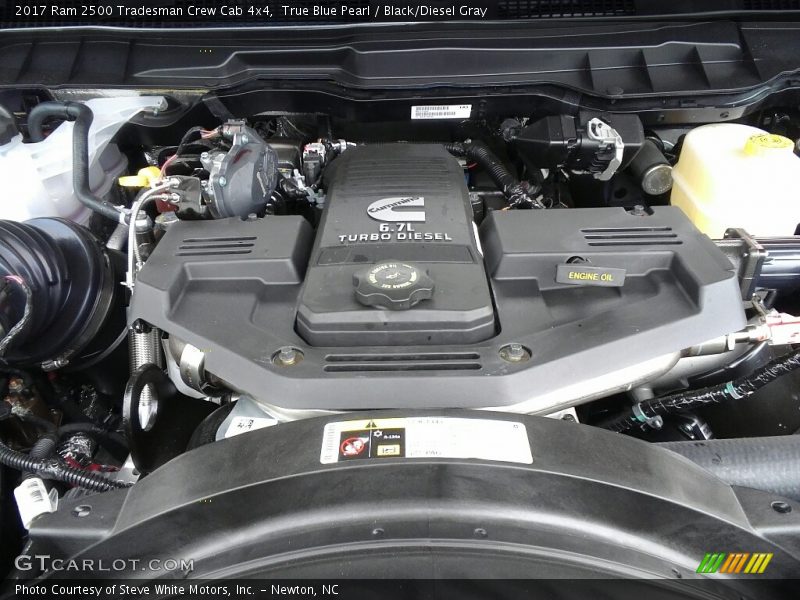 True Blue Pearl / Black/Diesel Gray 2017 Ram 2500 Tradesman Crew Cab 4x4