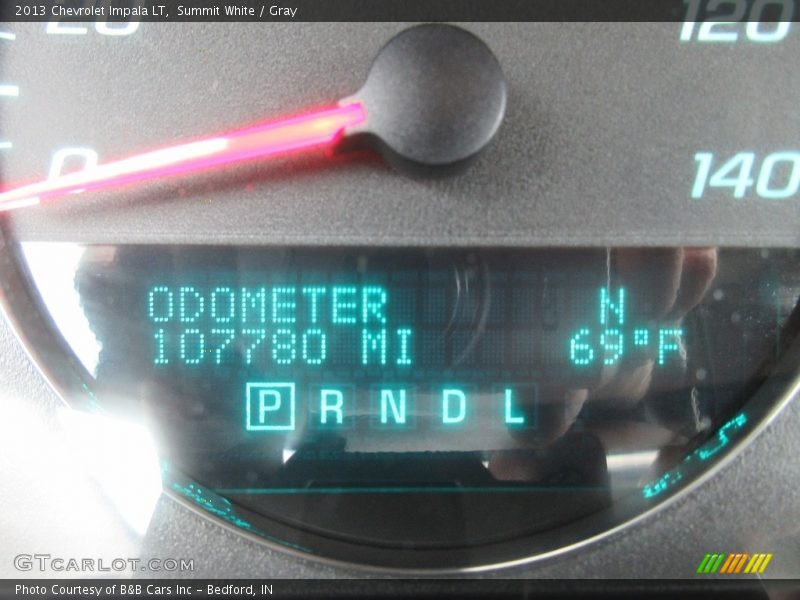 Summit White / Gray 2013 Chevrolet Impala LT
