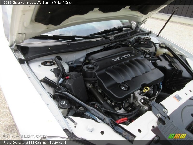 Summit White / Gray 2013 Chevrolet Impala LT
