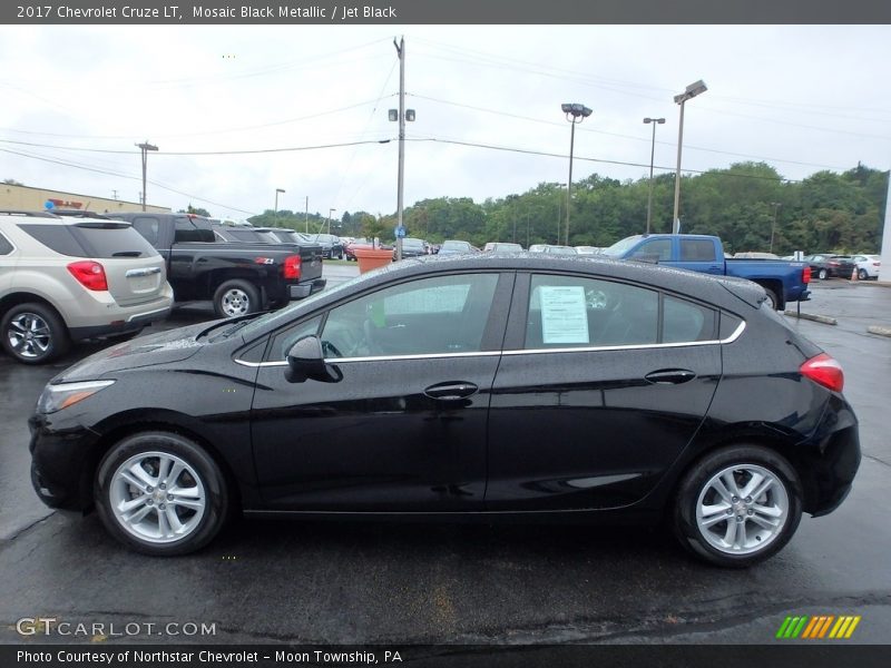 Mosaic Black Metallic / Jet Black 2017 Chevrolet Cruze LT