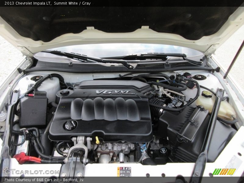 Summit White / Gray 2013 Chevrolet Impala LT