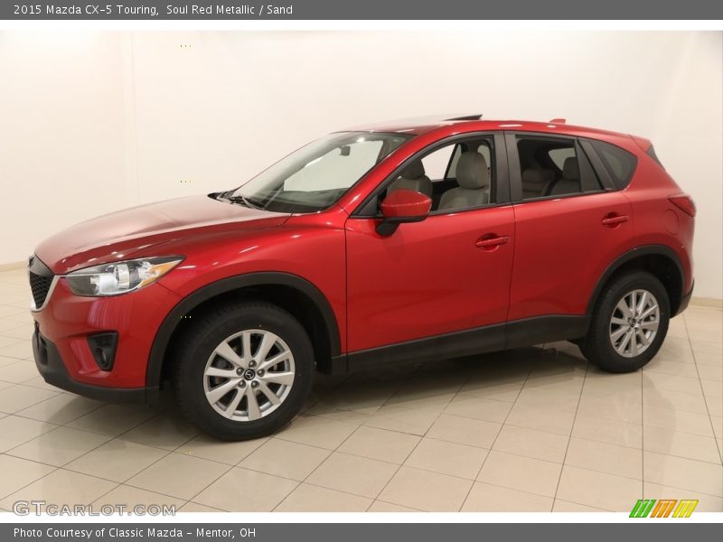 Soul Red Metallic / Sand 2015 Mazda CX-5 Touring